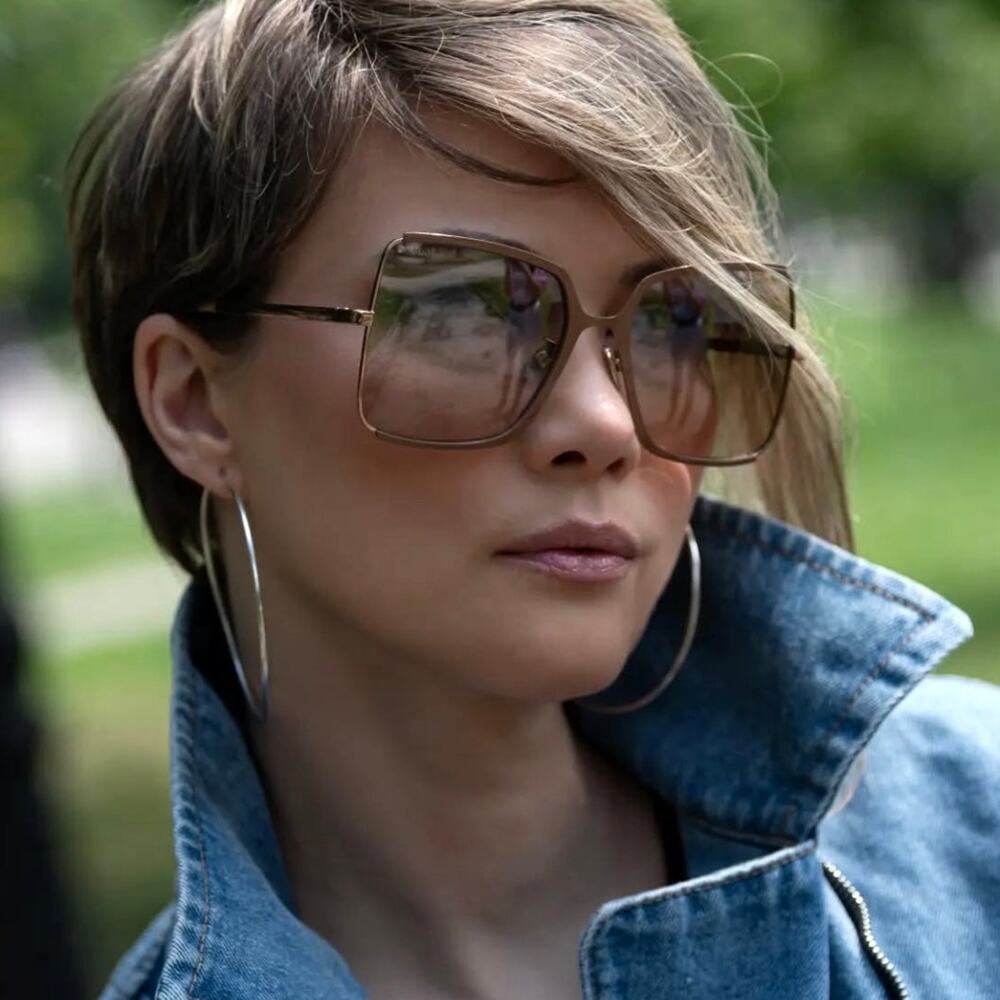 New, MAXMARA Sunglasses Weho MM0070-H 34K Authentic